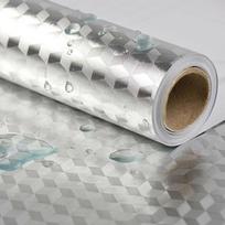 HDHome Virtuvės Aliejui Atsparios Vandeniui Lipdukai Aliuminio Folijos Virtuvės Viryklės Spintelės Lipnus Sienų Lipdukas DIY Tapetai one size