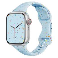 Silikoninis dirželis su konfeti, skirtas Apple Watch Series 10/9 38/40/41mm