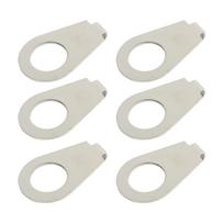 10PCS Guitar Knob Pointer Plate Potentiometer Pointer Metal Washer Electric Guitar Accessories