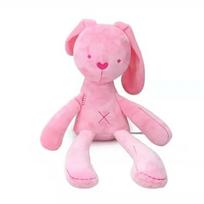 Cute Long Ear Bunny Plush Doll Cartoon Stuffed Animals Rabbit Bear Soft Baby Accompany Sleeping Pillow Girl Soothing Toys Gift 40CM