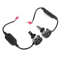2pcs XT7 6500K 3800LM Super Bright H3 LED Headlight Car Front Light Bulbs