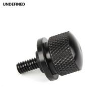 Black Billet aliuminio rievėtas sėdynės varžtas Harley Road king Street Glide ULTRA Dyna SPORTSTER 883 XL883 EVO 1996-2015 m. juoda