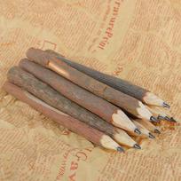 5PCs School Supplies Stationery Art Work Graphite Writing Tool Wooden Pencil Branch and Twig