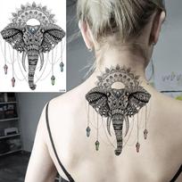 Lotuso Chna Mandala Krūtinės Laikinos Tatuiruotės Moterims Po Krūtine Suaugusiems Drugelio Vėžlio Liūto Netikra Tatuiruotė Seksualios Vandeniui Atsparios Tatuiruotės