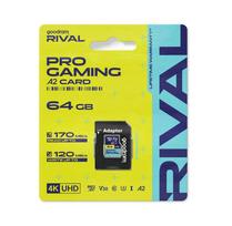 GOODRAM RIVAL Atminties kortelė microSD 64GB 100MB/s klasė 10 UHS-I V30 A2 su SD adapteriu