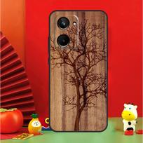 Tree Flower Bamboo Wood For Realme 12 10 9 11 Pro Plus GT5 GT Neo 6 C53 C51 C35 C33 C30 C25s C21Y C31 C67 C55 Case Realme 9Pro Plus