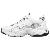 Skechers DLites 3.0 Tinklelio Audinio Sintetinės Odos Sportiniai Žemi Batai Vyriški Sportbačiai Balti Juodi 237157-WBK 42.5