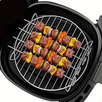 Stainless Steel Kebab Holder MultiUse Grill Rack Easy to Clean Circular Cooking