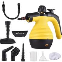 Handheld Steam Cleaner, 1050W Multifunctional High Temperature Pressurized Steam Cleaning Machine with 9PCS Accessory, 110V (Yellow1)