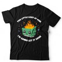 Mental Health T Shirt This Little Light Of Mine Unisex &Kids Funny Dumpster Fire S