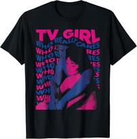 Tv Girl Albumas Kas Tikrai Rūpinasi Marškinėliai Su Gobtuvu S įvairiaspalvis