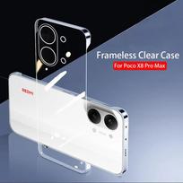For Poco X8 Pro Frameless Slim Clear Hard Back Cover Case For Xiaomi Poco X8 Pro Max PocoX8Pro 5G Phone Cases Poco X8 Pro gryna