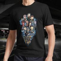 Baldur's gate - full party Active T-Shirt Funny Size Mode American T-shirt S įvairiaspalvis
