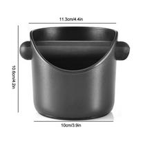 Anti-Slip Base Coffee Grounds Bucket Detachable Knocking Rod Espresso Dump Bin  Home Use Straight Mouth
