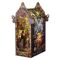 Jiate DIY SL10 Dark Night Pop-up Book Stand Model - Handmade Christmas & Halloween Gift