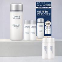 LANEIGE Cream Skin Homme All In One Set 150ml Men's Hydrating Toner Lotion Moisturizer Barrier Care K-Beauty