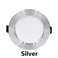 LED lubinis šviestuvas 5W 9W 12W 15W 18W įleidžiamas apvalus LED lubinis šviestuvas AC 220V 230V 240V vidaus apšvietimas šilta šalta balta 5W 220V&Warm White