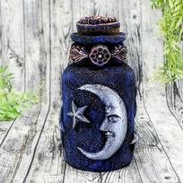 Naujas Vintažinis Kūrybingas Raganos Butelis Dangaus Kūnas Namų Dekoro Ornamentai Mėnulio Vandens Butelis Veido Tapymas Teng Vaza Dervos Ornamentai