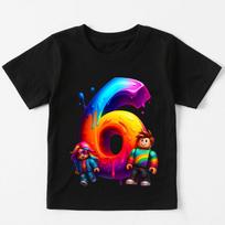 Fashion Roblox Printed T-shirts for Boys and Girls Birthday T-shirt 1 to 9 Years Old Kids T-shirt Casual Short Sleeve Tees Top Children Clothing 100