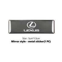 Lexus 3D Metalinis Lipdukas Automobilio Logotipas Galinės Bagažinės Kėbulo Emblemos Lipdukai Decal RX350 IS250 CT200h ES250 ES300h NX300h IS200 GS300