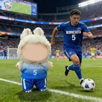 lala bubu Pasaulio taurės futbolo apranga Pop suitable for 17cm labubu
