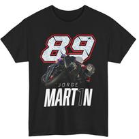89 Jorge Martin Graphic Men T-Shirt Oversized Cotton Unisex O-Neck Short Sleeve Y2k Popular Street Style Fashion New Tee S įvairiaspalvis