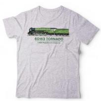 Train T-Shirt Tornado Peppercorn A1 Steam Locomotive Railway Unisex & Kids Tee S įvairiaspalvis