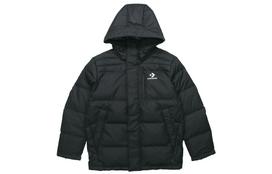 Converse Down Jackets Men's Black Hooded Moderate Other 10019321-A02 S
