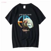 Tarkus ELP Emerson Lake and Palmer Juodi Dydis S 5XL Marškinėliai AC1625 ilgomis arba trumpomis rankovėmis vintažiniai Skalbti Unisex vyrams mada S įvairiaspalvis