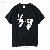 Winston Churchill T shirt Two Fingers up English Various Colours S XXL long or short sleeves vintage Washed Casual graphic S įvairiaspalvis