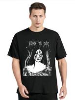 Singer Lana Del Rey Born To Die Horror Print T-Shirt Cotton Tshirt Oversized Tshirt Unisex Tops Tees Streetwear Fitness T Shirt S