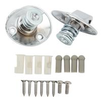 Car Sun Visor Support Brackets with Screw Bushing Chrome Plating Replacement for Camaro 1967?1969