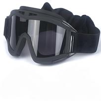 Taktiniai akiniai - Apsauga nuo rasojimo ir vėjo Dvigubo lęšio sistema (Moto/Airsoft Nuotykių Akiniai) juoda