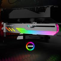 Adjustable Stand for 5 Slot Graphics Cards with RGB Lighting juoda