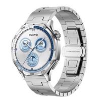 Huawei Watch GT5/5Pro4/4Pro 46mm titano lydinio dirželis, itin lengvas, išskirtinis verslo dirželis. 22mm sidabras
