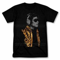 Michael Jackson Gold Jacket Graphic T shirt Vintage Style Fan Tee 2XL