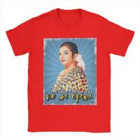 Lola Flores The shine of the eyes  Tshirt Unisexs Cotton Tops Shirts Vintage  Round Neck Short Sleeve S