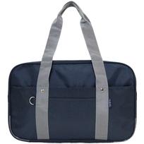 School A4 Size Navy Gray [Cleat] Bag, Multifunctional, Polyester, Compatible,