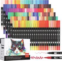 Art Marker Pen Brush Watercolor Brush Line Drawing Color Pen Clean Coloring Book Office Writing Instruments 150-Color Set Pens, Pens, Pens,