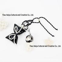 New Style Motorcycle Teddy Bear Keychain: Rope Pendant for Phone, Bag, Car, and Gifts 10 cm