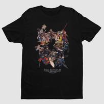 Final Fantasy XIV Online All Jobs Key Art Premium Unisex T-shirt MMOJRPG S įvairiaspalvis