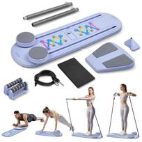 5 in 1 Pilates Reformer Machine for Home Foldable Abdominal Board, for Full Body Pilates Reformer