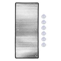 Aliuminio folijos izoliacinė plėvelė Be folijos izoliacija Šilumos izoliacija Izoliacija Stogo apsauga nuo saulės Aliuminio dvigubo sluoksnio plėvelė 30x100cm no hemming