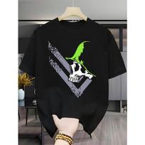 European Sizes Men's Metals Mulisha Murk T-Shirt - Streetwear Tee, Short Sleeve Round Neck Casual Shirt with Single-Sided Print, Suitable for Fans S įvairiaspalvis