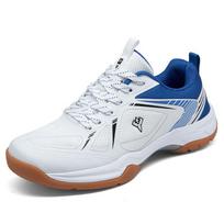 2026 New Professional Volleyball Shoes Men's Outdoor Fitness Badminton Shoes Table Tennis Training Shoes Size 39-45 39 white