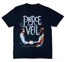 Pierce The Veil Savanaudiški Mechanizmai Juodi Trumpomis Rankovėmis Medvilniniai Marškinėliai Unisex Vasariniai Vyriški Moteriški Viršutiniai Drabužiai Streetwear Atsitiktiniai Mados Trendas Y2k S įvairiaspalvis