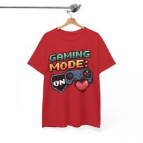 Gaming Mode On T-shirt Tops Tees Unisex | Video Game Graphic Tee | Best Shirt for Gamers S