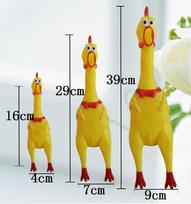 Creative Prank Screaming Chicken: Bite-Resistant Pet Teething Toy Small
