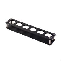 Glass Holder Snack Tray Acrylic Bartender Tool Cup Rack 30x5.5x6cm black