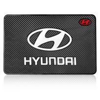 1 vnt. Automobilio emblema Neslystantis padėkliukas Telefono laikiklis Neslystantis kilimėlis Automobilio stilius Hyundai I30 I20 IX35 I40 Tucson Getz Sonata Veloster Elantra Solaris juoda
